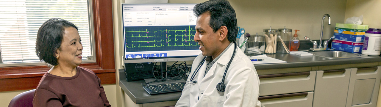 Dr. Killol Patel and patient